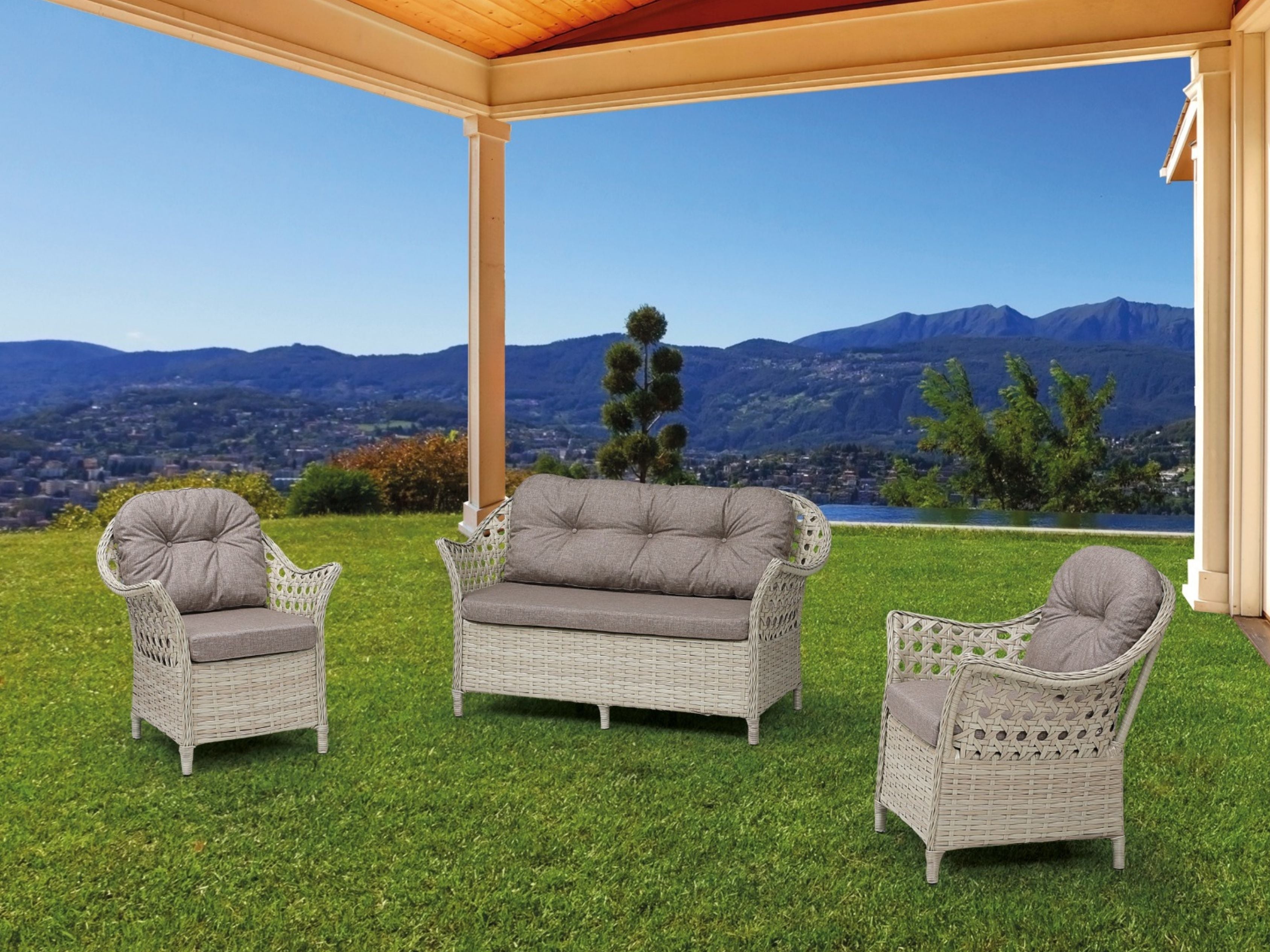 Rondi Rattan Bahçe-Balkon Takımı